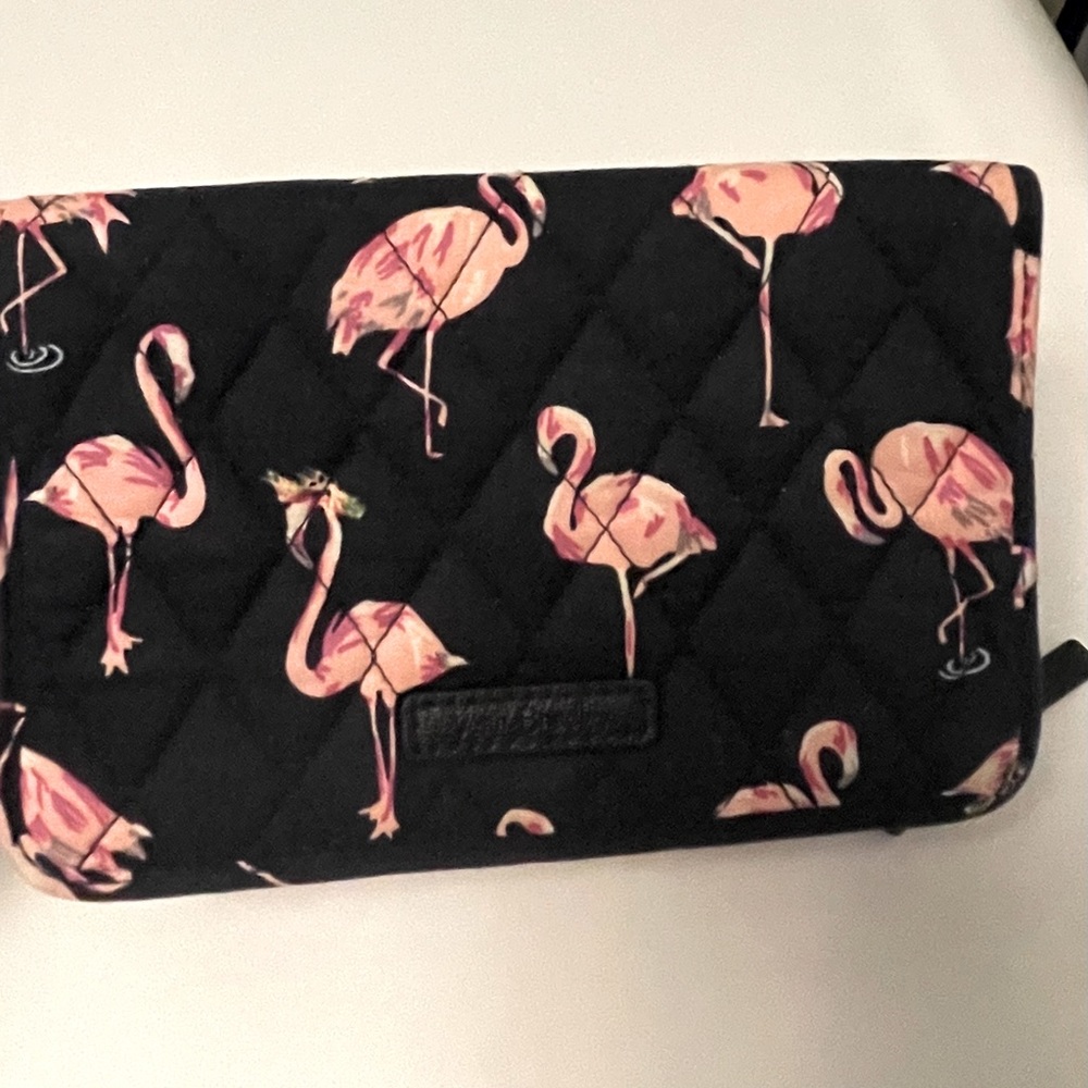Vera Bradley flamingo purse/wallet